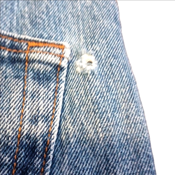 Levis 501 original fit buttonfly jeans 100% cotton  size 34/30 - Picture 3 of 7